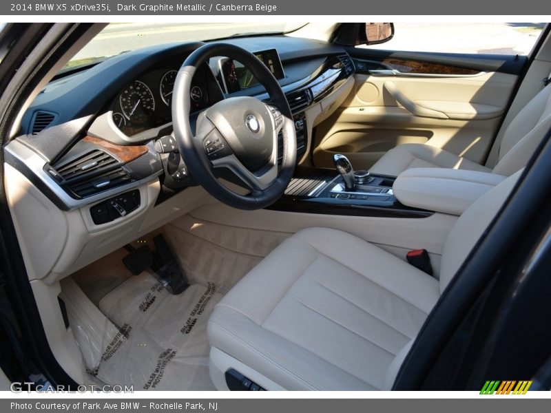 Dark Graphite Metallic / Canberra Beige 2014 BMW X5 xDrive35i
