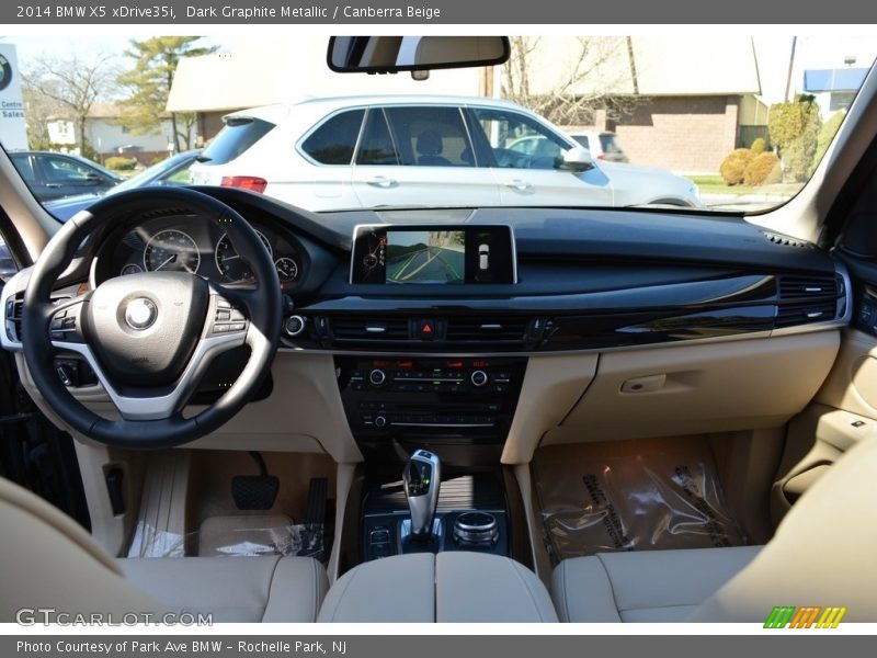 Dark Graphite Metallic / Canberra Beige 2014 BMW X5 xDrive35i