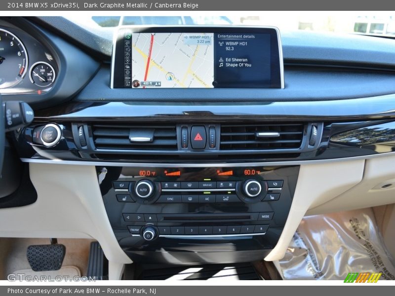 Dark Graphite Metallic / Canberra Beige 2014 BMW X5 xDrive35i