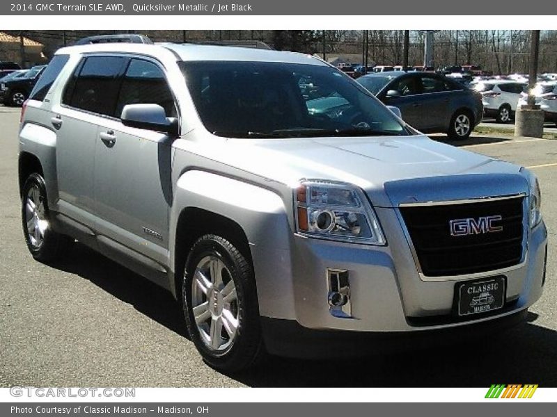 Quicksilver Metallic / Jet Black 2014 GMC Terrain SLE AWD
