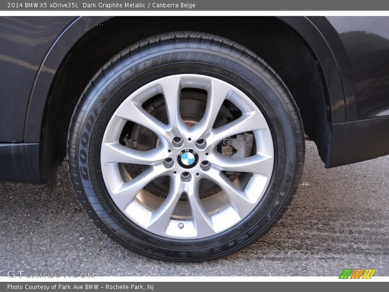 Dark Graphite Metallic / Canberra Beige 2014 BMW X5 xDrive35i