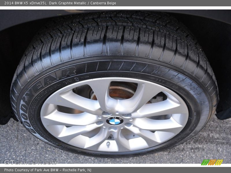 Dark Graphite Metallic / Canberra Beige 2014 BMW X5 xDrive35i