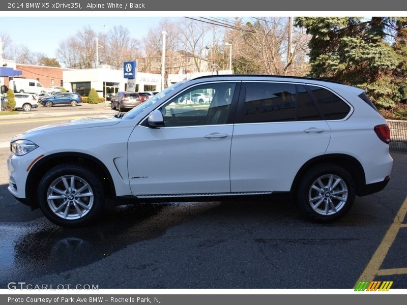 Alpine White / Black 2014 BMW X5 xDrive35i