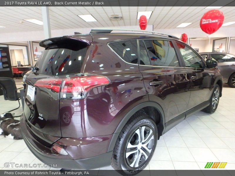 Black Current Metallic / Black 2017 Toyota RAV4 LE AWD