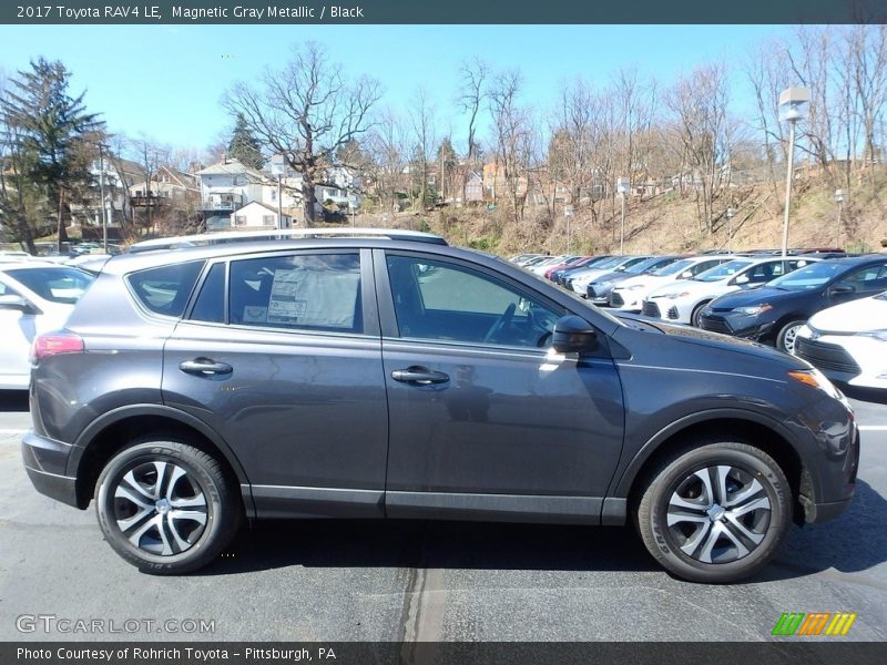 Magnetic Gray Metallic / Black 2017 Toyota RAV4 LE