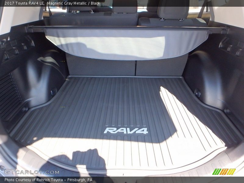 Magnetic Gray Metallic / Black 2017 Toyota RAV4 LE