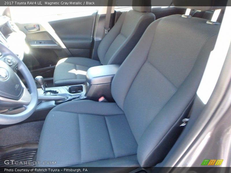 Magnetic Gray Metallic / Black 2017 Toyota RAV4 LE