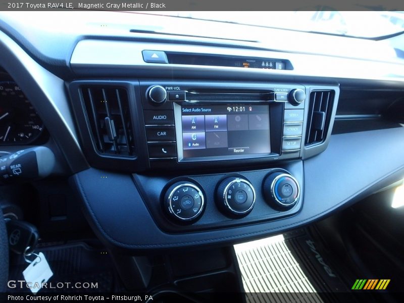 Magnetic Gray Metallic / Black 2017 Toyota RAV4 LE