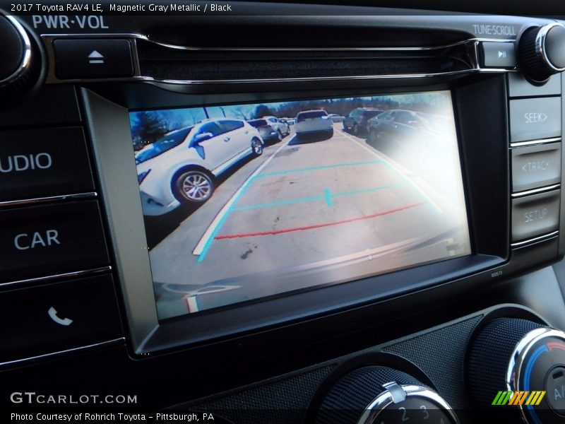 Magnetic Gray Metallic / Black 2017 Toyota RAV4 LE