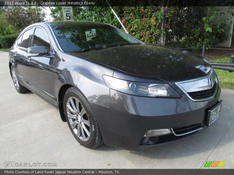 Graphite Luster Metallic / Ebony 2012 Acura TL 3.5