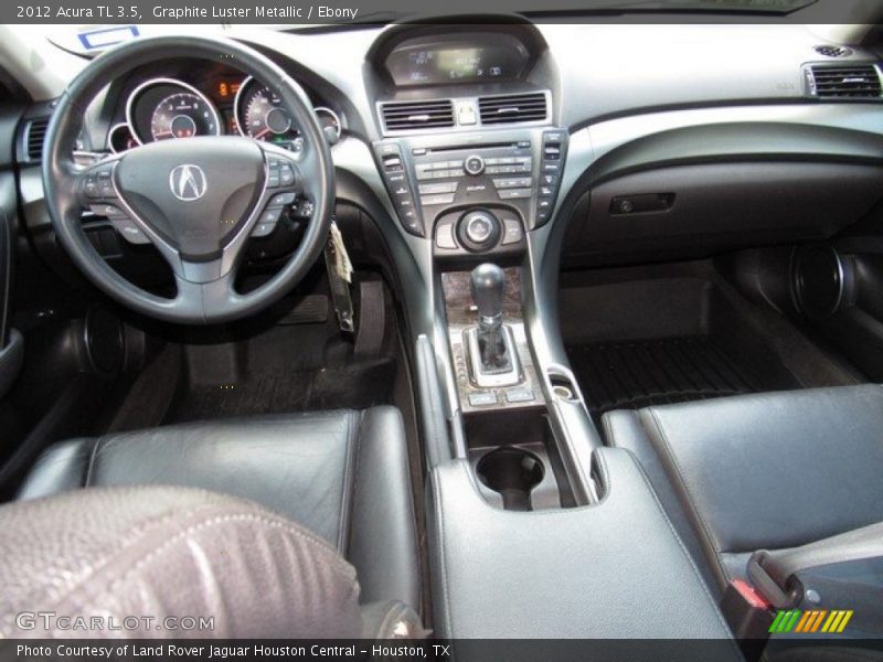 Graphite Luster Metallic / Ebony 2012 Acura TL 3.5