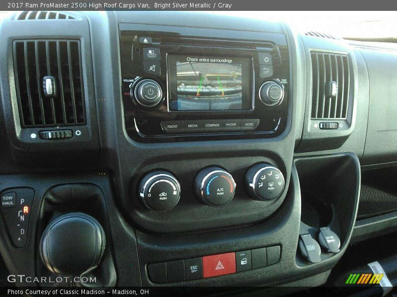 Bright Silver Metallic / Gray 2017 Ram ProMaster 2500 High Roof Cargo Van