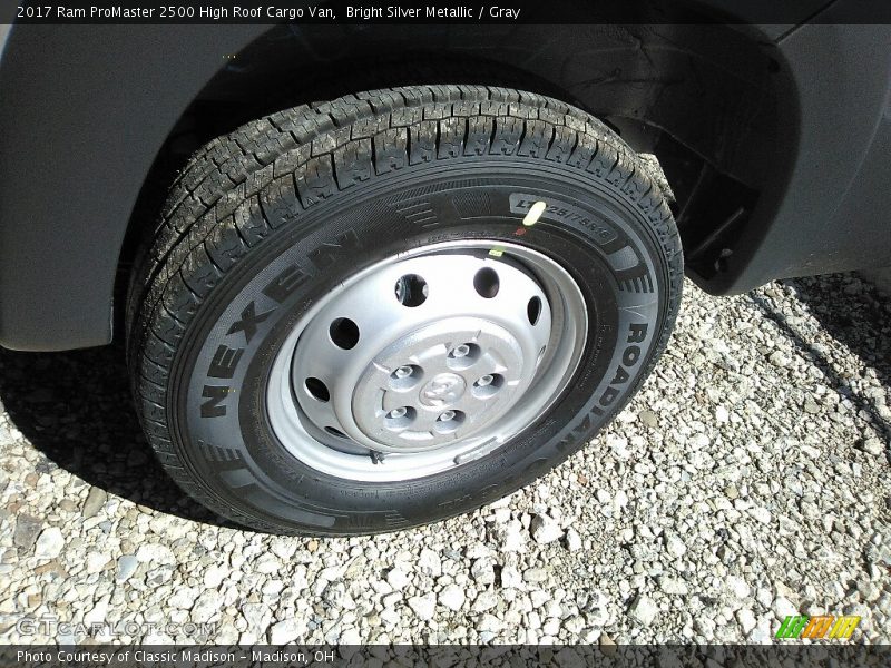 Bright Silver Metallic / Gray 2017 Ram ProMaster 2500 High Roof Cargo Van