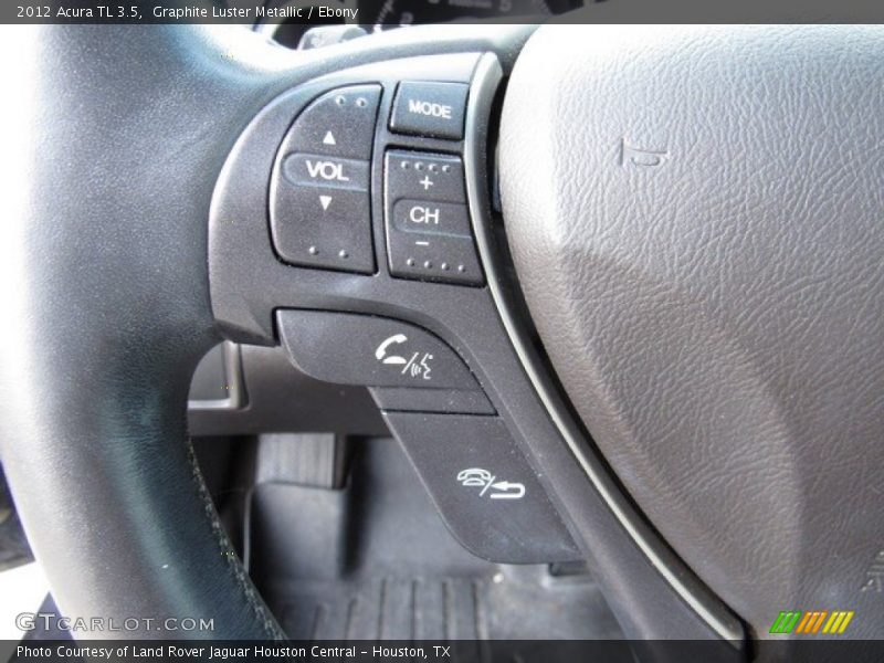 Graphite Luster Metallic / Ebony 2012 Acura TL 3.5