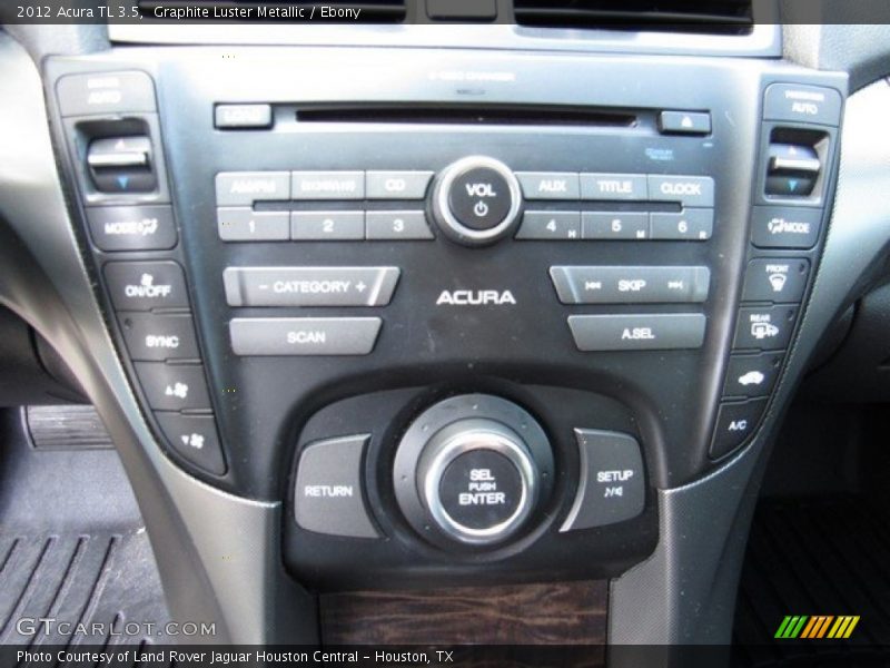 Graphite Luster Metallic / Ebony 2012 Acura TL 3.5