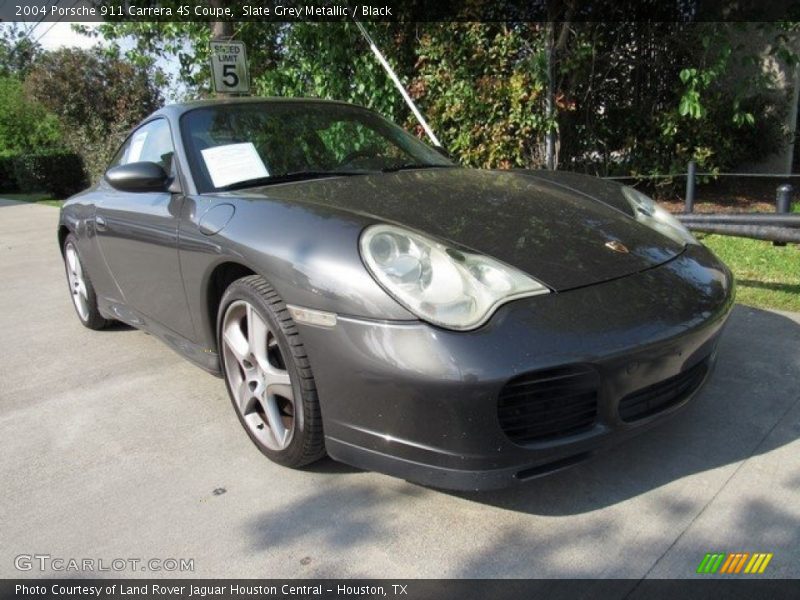 Slate Grey Metallic / Black 2004 Porsche 911 Carrera 4S Coupe