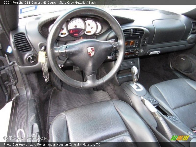 Slate Grey Metallic / Black 2004 Porsche 911 Carrera 4S Coupe