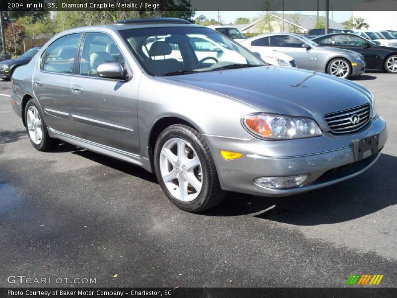 Diamond Graphite Metallic / Beige 2004 Infiniti I 35