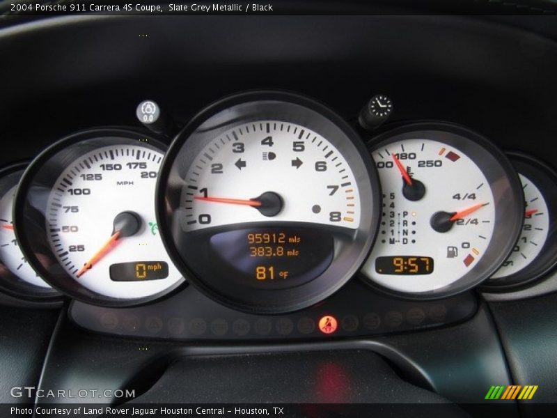 Slate Grey Metallic / Black 2004 Porsche 911 Carrera 4S Coupe