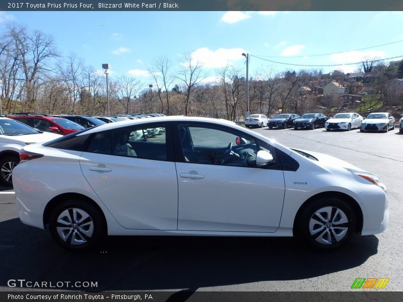 Blizzard White Pearl / Black 2017 Toyota Prius Prius Four