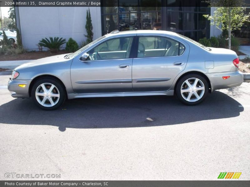 Diamond Graphite Metallic / Beige 2004 Infiniti I 35