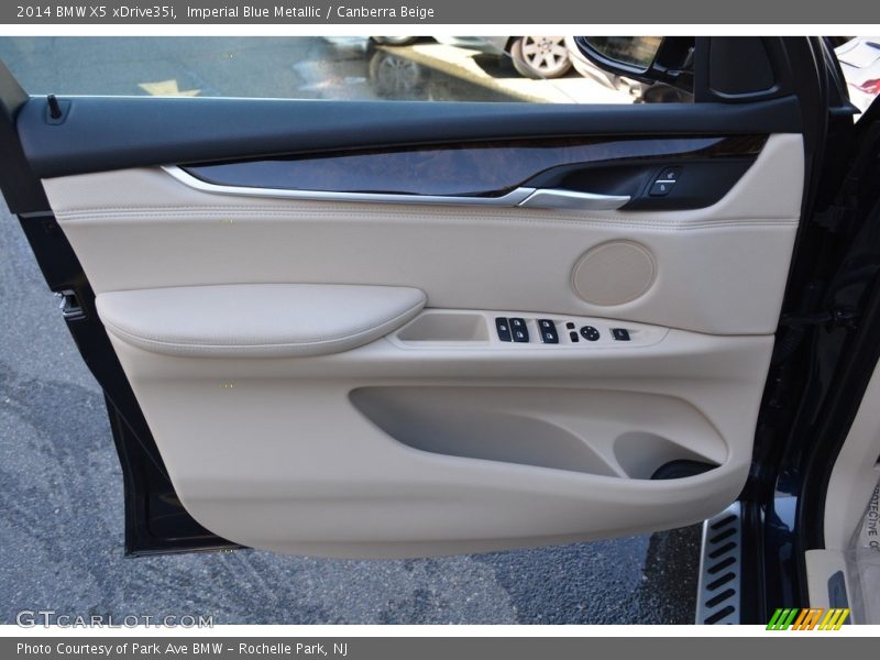 Imperial Blue Metallic / Canberra Beige 2014 BMW X5 xDrive35i