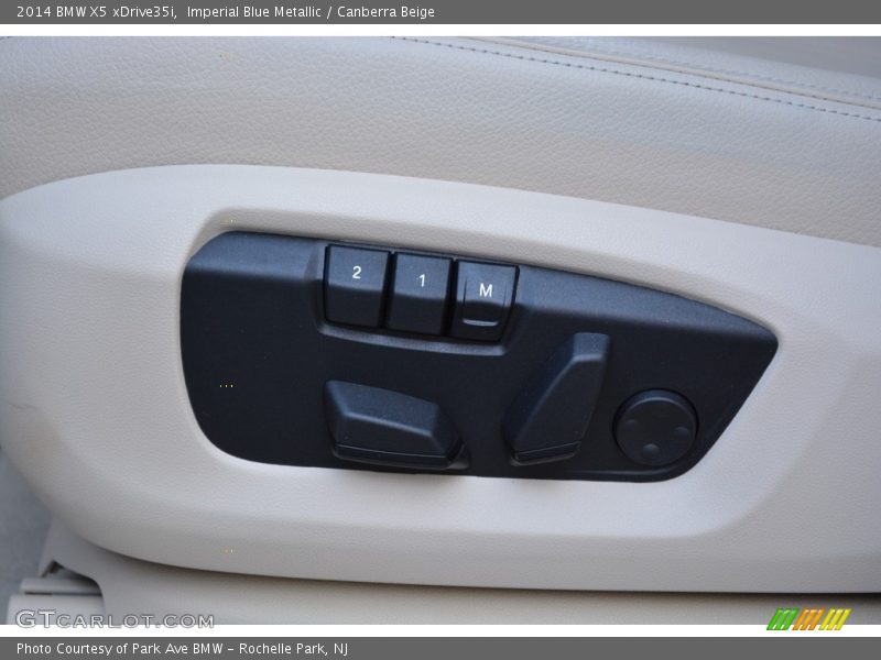 Imperial Blue Metallic / Canberra Beige 2014 BMW X5 xDrive35i