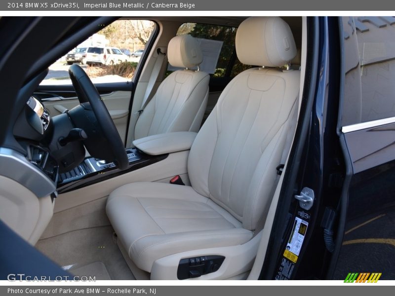 Imperial Blue Metallic / Canberra Beige 2014 BMW X5 xDrive35i