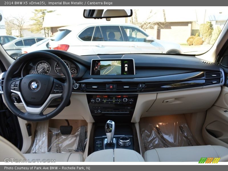 Imperial Blue Metallic / Canberra Beige 2014 BMW X5 xDrive35i
