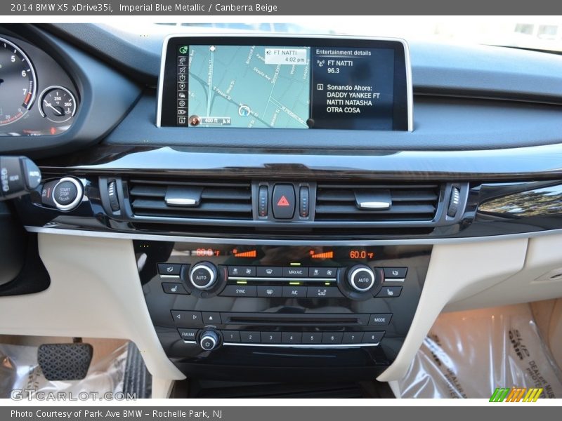 Imperial Blue Metallic / Canberra Beige 2014 BMW X5 xDrive35i