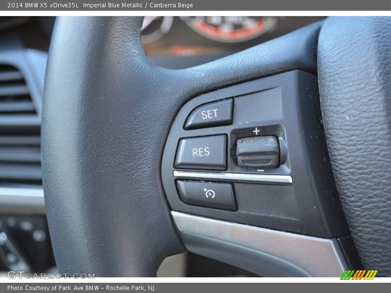 Imperial Blue Metallic / Canberra Beige 2014 BMW X5 xDrive35i