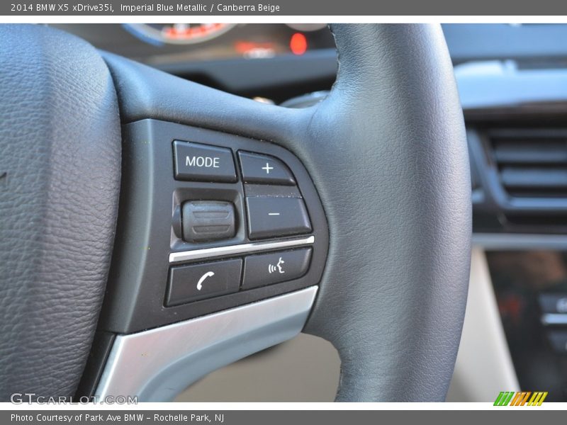 Imperial Blue Metallic / Canberra Beige 2014 BMW X5 xDrive35i