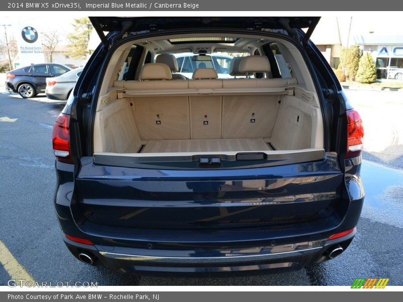 Imperial Blue Metallic / Canberra Beige 2014 BMW X5 xDrive35i
