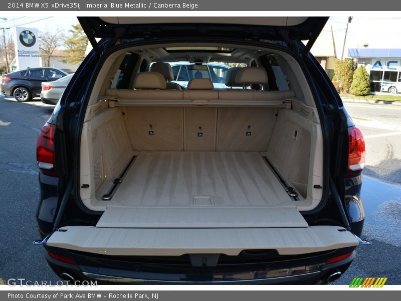 Imperial Blue Metallic / Canberra Beige 2014 BMW X5 xDrive35i