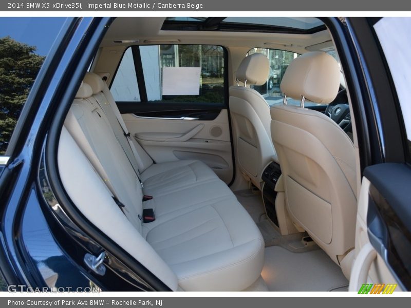 Imperial Blue Metallic / Canberra Beige 2014 BMW X5 xDrive35i