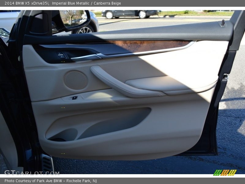 Imperial Blue Metallic / Canberra Beige 2014 BMW X5 xDrive35i