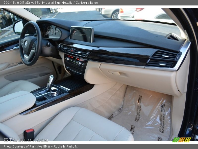 Imperial Blue Metallic / Canberra Beige 2014 BMW X5 xDrive35i