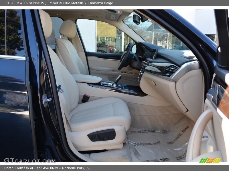 Imperial Blue Metallic / Canberra Beige 2014 BMW X5 xDrive35i