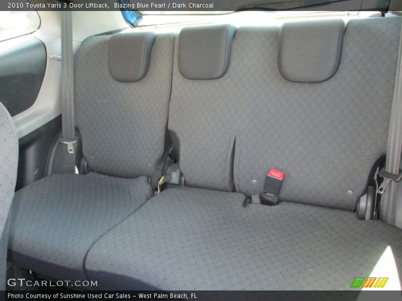 Blazing Blue Pearl / Dark Charcoal 2010 Toyota Yaris 3 Door Liftback