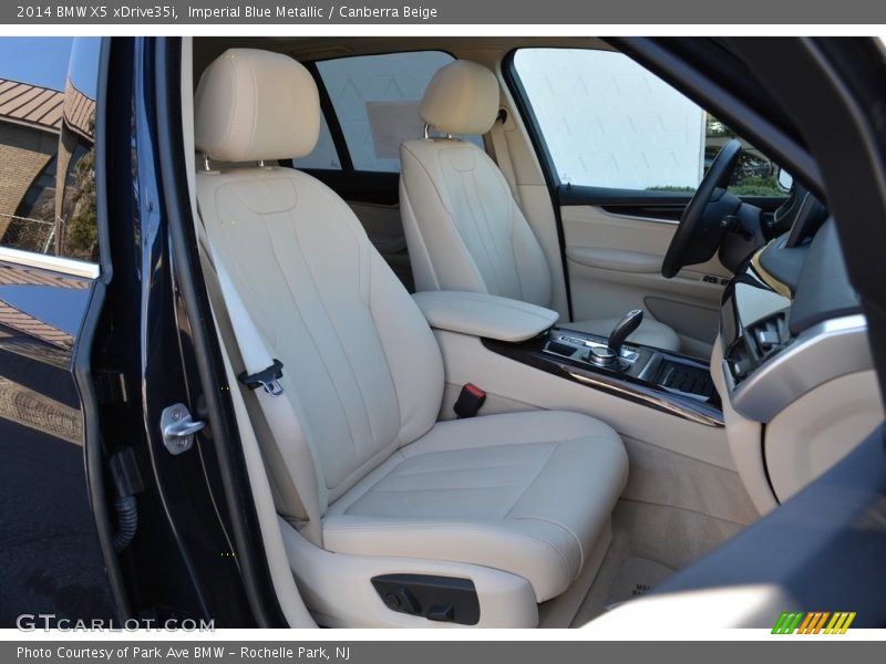 Imperial Blue Metallic / Canberra Beige 2014 BMW X5 xDrive35i