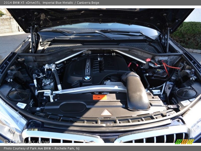 Imperial Blue Metallic / Canberra Beige 2014 BMW X5 xDrive35i
