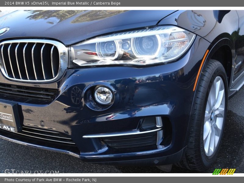 Imperial Blue Metallic / Canberra Beige 2014 BMW X5 xDrive35i