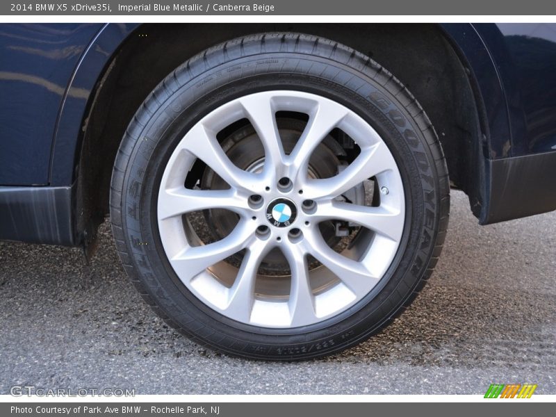 Imperial Blue Metallic / Canberra Beige 2014 BMW X5 xDrive35i