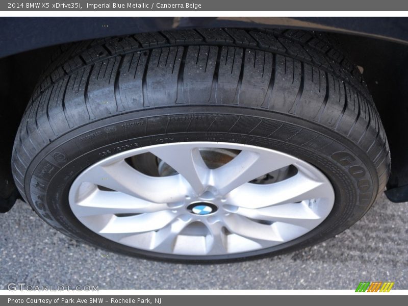 Imperial Blue Metallic / Canberra Beige 2014 BMW X5 xDrive35i