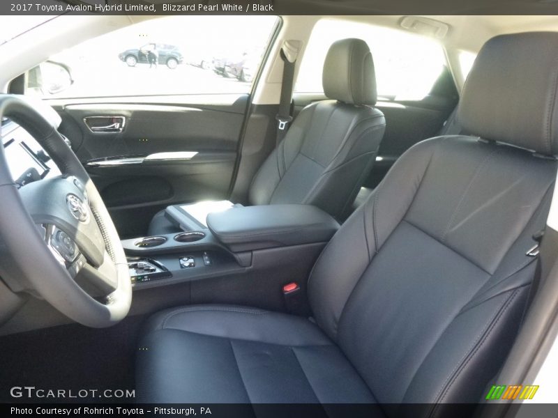Blizzard Pearl White / Black 2017 Toyota Avalon Hybrid Limited