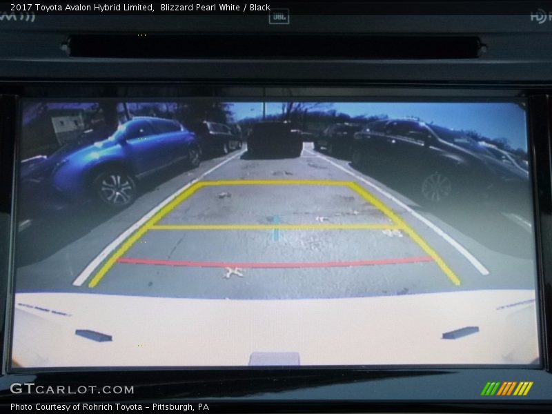 Blizzard Pearl White / Black 2017 Toyota Avalon Hybrid Limited