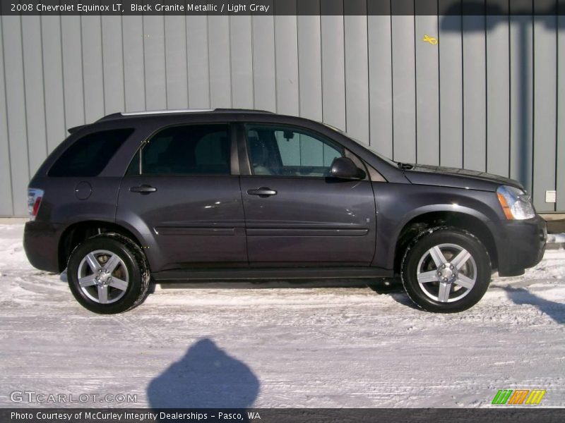 Black Granite Metallic / Light Gray 2008 Chevrolet Equinox LT