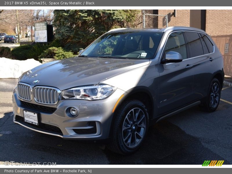 Space Gray Metallic / Black 2017 BMW X5 xDrive35i