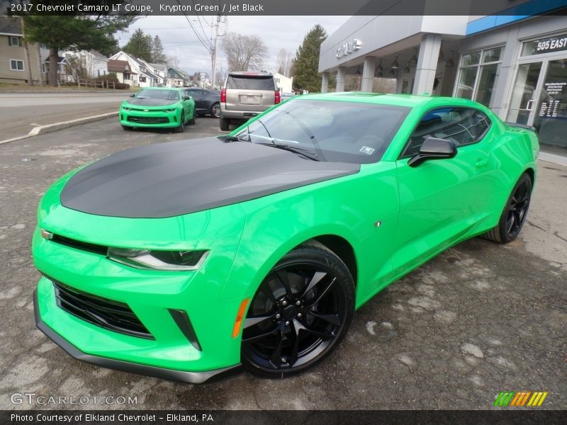 Krypton Green / Jet Black 2017 Chevrolet Camaro LT Coupe