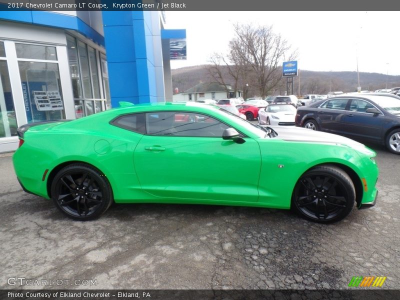 Krypton Green / Jet Black 2017 Chevrolet Camaro LT Coupe